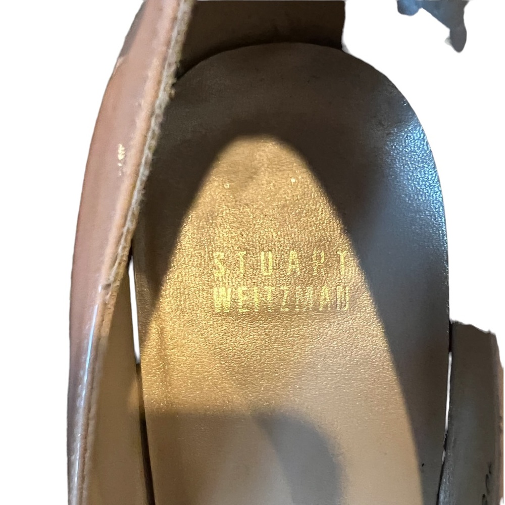 Authentic Stuart Weitzman Platswoon Pump Adobe An… - image 2